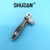 Shuzan Jinhui Home DX200 ice-crack European-style pebble handle, zinc alloy seven-character door handle, casement aluminum alloy door and window handle, push handle 003 details Picture